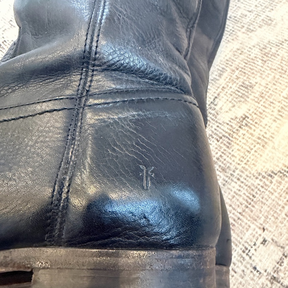 Frye Women's Cara Roper Tall Boots size 9 Black - Picture 11 of 15
